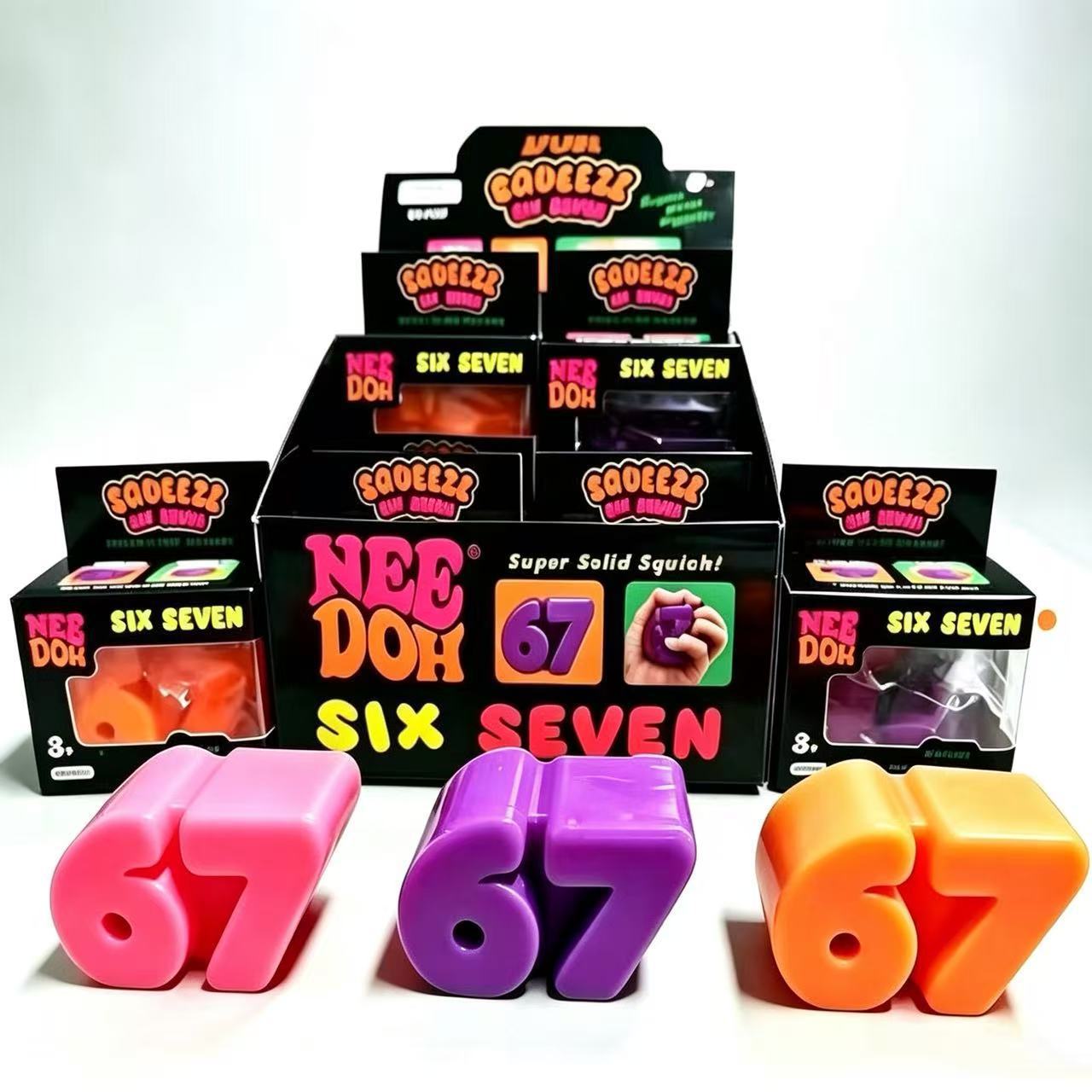 Model Kit Eva - Conjunto de Brinquedos Squishy TPR Números