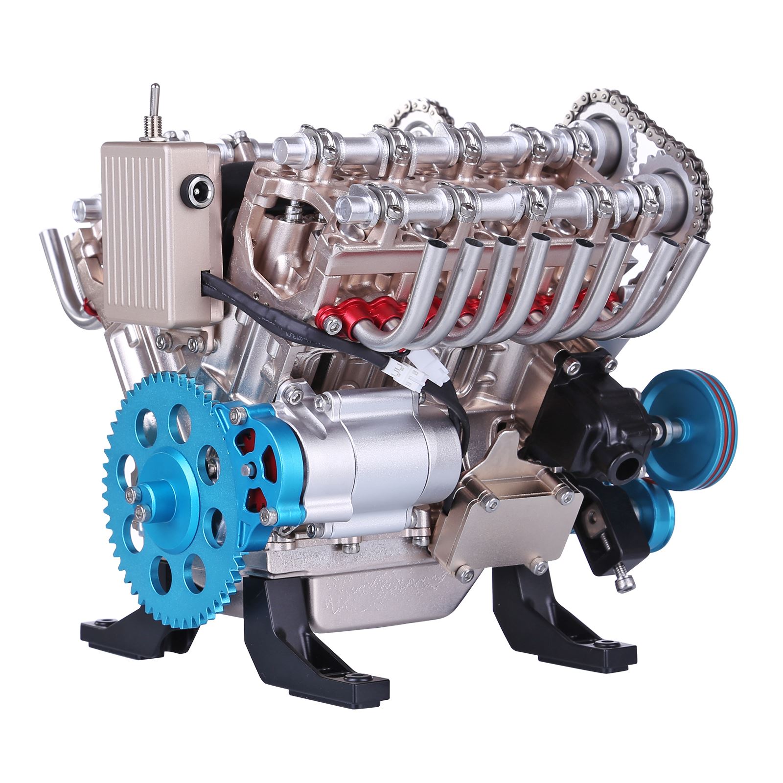 Model Kit Engine - 500 + pçs diy v8 modelo