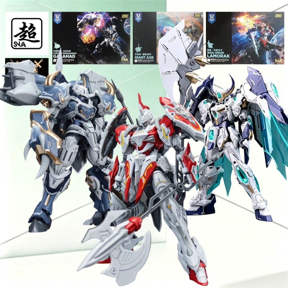Model Kit Lancelot - Conjunto de Montagem 3 em 1