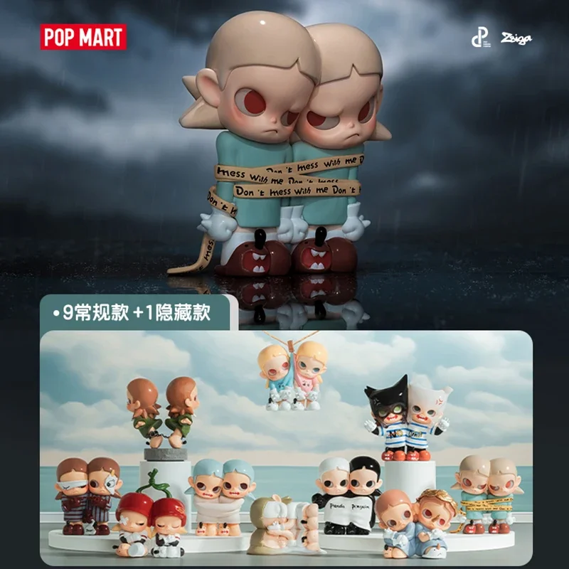 Brinquedos POPMART Zsiga Twins - Model Kit Anime Girl avaliação e preço