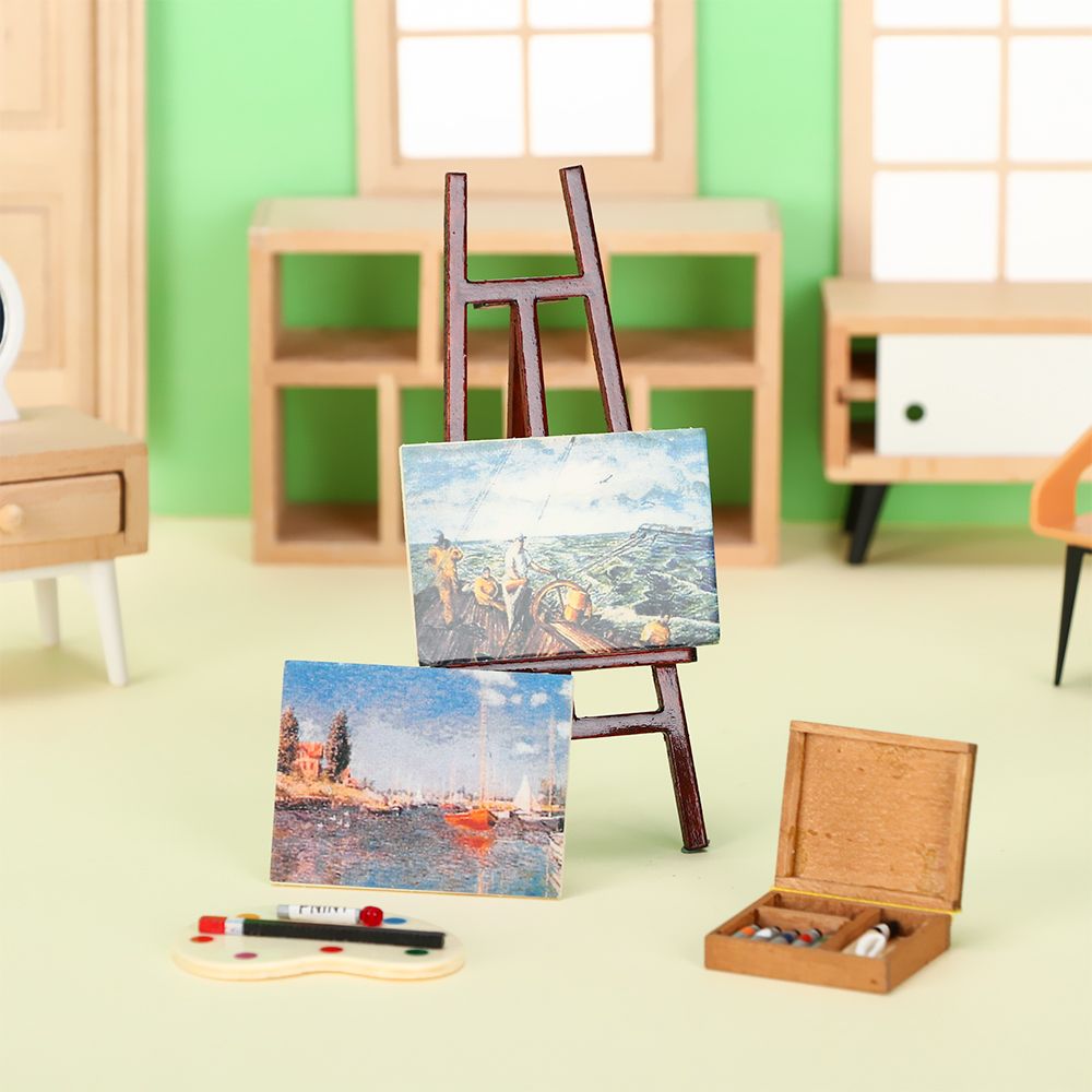 Dollhouse Furniture Miniature  - Paint Model Kit avaliação e preço